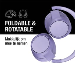 FRESH 'N REBEL Clam Fuse met 3HP3300CL Over-ear Draadloze hoofdtelefoon Paars — thumbnail 4