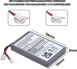 Accu voor Playstation 4 controller - PS4 controller - PS4 PRO controller - PS4 Slim controller — thumbnail 4