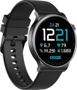 OOQE WATCH CS PRO - Smartwatch Heren en Dames | Geschikt voor iOS en Android | 10 kleuren | HD | Notificaties | Gezondheidsanalyse | Sportanalyse | GPS Koppeling | Bellen | Muziek/Audio Luisteren | Spelletjes | Ergonomisch | Nederlandstalig | Zwart — thumbnail 2