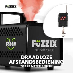 Fuzzix F506V Verticale rookmachine - 6 RGB LEDs - Draadloze afstandsbediening - incl. 250 ml rookvloeistof — thumbnail 4