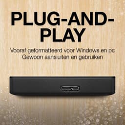 Harde schijf extern - Harde schijf - 1TB - Draagbaar - Externe harde schijf - Must have voor al uw extra foto's en bestanden! — thumbnail 5