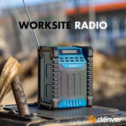 Denver Bouwradio DAB - Bluetooth - met Accu - AUX - FM - USB-C - Spatwaterdicht - WRD60 — thumbnail 5