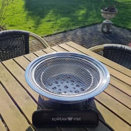 KoreanVibe The big Grill Barbeque - BBQ - Grill - Tafel - Barbecue - Korean bbq - houtskool bbq - koreaanse barbeque — thumbnail 4
