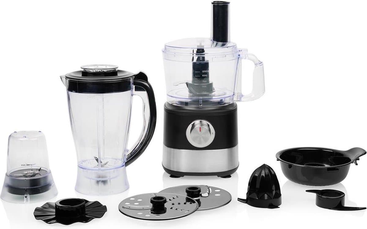 Princess 221054 - Multifunctionele Foodprocessor - 8 in 1 - Keukenmachine - Blender - Krachtige motor 1000W - 2 liter — afbeelding 1