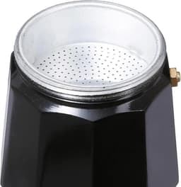 Secret de Gourmet Moka pot/percolator- aluminium - 300 ml - zwart — thumbnail 3