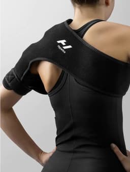 Hyperice Venom 2 Shoulder Left Warmtemassageband Zwart – Linkerschouder Massageband met Warmte & Vibratie – 3 Warmtestanden – Bluetooth App – Draadloos — thumbnail 4