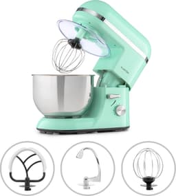 Klarstein keukenmachine, kneedmachine met 5L kom, professionele keukenmachine van 2000W met deeghaak en garde, universele keukenmachine met 6 snelheden, deegmachine voor roeren, kneden en kloppen. — thumbnail 5