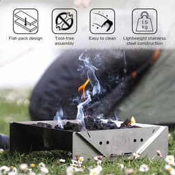 Oxford Outdoor Barbecue - Outdoor firepit - Camping BBQ - Haard - Houtskool BBQ - Hout BBQ — thumbnail 1