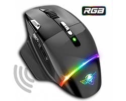 Spirit of gamer XPERT-M800 - Bluetooth Gaming Muis - Draadloze Muis - Ergonomisch - 10.000 DPI - RGB LED Verlichting - Oplaadbaar