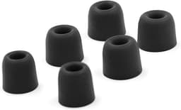 CHPN - Siliconen dopjes voor op Oordopjes - Vervangende Oordopjes voor koptelefoon - Geschikt voor Airpods - Zwart - 3 maten - 3 setjes — thumbnail 2