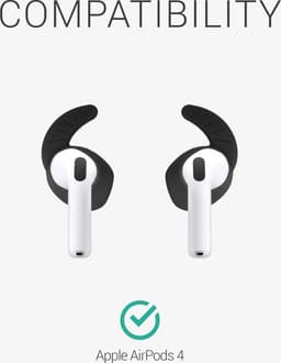 kwmobile 5x haakjes geschikt voor Apple Airpods 4 - Oorhaken voor draadloze oordopjes - Houders voor earbuds in meerkleurig — thumbnail 3