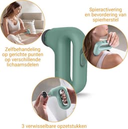 Mini handmassageapparaat voor zelfmassage en spieractivering met vibratiemassage — thumbnail 4