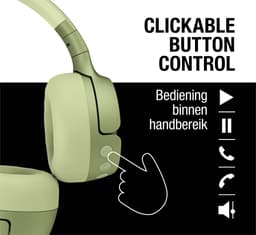 FRESH 'N REBEL - Code Fuse - On-ear Draadloze hoofdtelefoon Wild Green — thumbnail 2