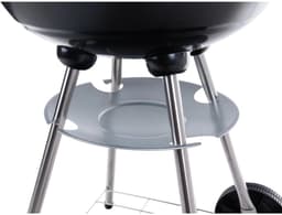 GEKO Ronde houtskoolbarbecue - Met deksel - Ø 39 cm rooster - Zwart - Inclusief hoes — thumbnail 3