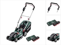 Metabo RM 36-18 LTX BL 36 Accu grasmaaier 36 V ( 2x 18 V ) LTX Brushless + 2x accu 5,5 Ah + dubbele lader — thumbnail 1