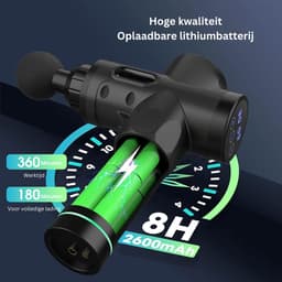 VELTRR® Massage Gun Professioneel - Massage Apparaat - Theragun — thumbnail 2