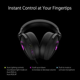 ASUS ROG Delta S Gaming Headset (AI Noise-Canceling Mic, Hi-Res ESS 9281 Quad DAC, RGB Lighting , Lightweight, MQA tech, USB-C, For PC, Mac, PS4, PS5, Switch and Mobile Devices)-Black — thumbnail 4