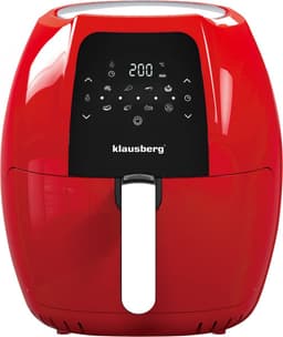 Klausberg KB-7571 - Heteluchtfriteuse - 1800W - 7,7L - Rood — thumbnail 1