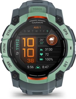 Garmin Instinct 3 - Smartwatch - AMOLED - 50 mm - Neotropic Bezel with Twilight Band — thumbnail 1