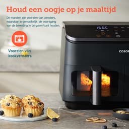 Cosori Dual Basket - Airfryer XXL – 8.5L – 2 Manden – 6 Programma’s — thumbnail 5