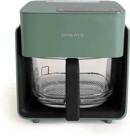 CREATE - Olievrije friteuse van 4,2 L met stoomfunctie - Sage - AIR FRYER CRYSTAL — thumbnail 1