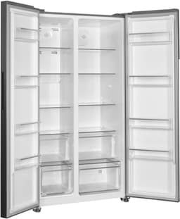 Heinner HSBS-HM532NFXE++ Amerikaanse Side-by-Side Koelkast 532 L – Full No Frost – LED Touch Display – Super Vriezen – Deur-open Alarm – RVS – 5 Jaar Garantie — thumbnail 4