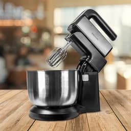 Mixer Met Mengkom Multifunctioneel - Keukenmixer Met Mengkom 2 In 1 - Deegmachine Met Garde & Haken - 100% Tevredenheidsgarantie - Met Led Indicator - 300W - 5 Standen - 3 Liter — thumbnail 5