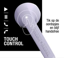 Fresh 'n Rebel Twins Core - Draadloze Bluetooth Oordopjes - Oortjes met 30 uur speelduur - Dreamy Lilac — thumbnail 2
