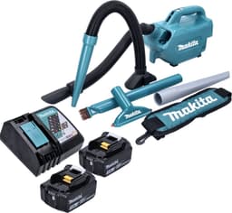 Makita DCL 184 RF snoerloze stofzuiger 18 V 54 mbar 0,5 l + 2x oplaadbare accu 3,0 Ah + lader — thumbnail 4