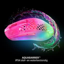 SteelSeries Aerox 3 Wireless Gen 2 - Draadloze Gaming Muis - 4000 Hz Polling Rate - Magenta/Roze — thumbnail 2