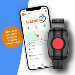 Weewise WS74 - GPS Horloge Senior - Smartwatch voor Ouderen - Persoonlijke alarmen - alarm horloge ouderen - GPS Horloge Alzheimer - Valdetectie — thumbnail 2