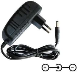Oplader Adapter - Voeding Stroomadapter - Externe Schijf - Kortsluiting Bescherming - 110 cm Kabel - Zwart — thumbnail 1