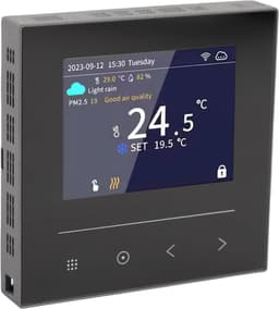 Slimme Thermostaat - Temperatuurregelaar - Thuis Verwarmen - APP Afstandsbediening - LCD Kleurdisplay - Wit — thumbnail 5