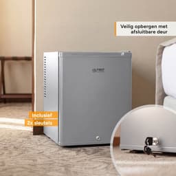 TZS First Austria Mini koelkast - Minibar - 30 liter - Vrijstaand - Volledig stil 22dB - Grijs — thumbnail 5