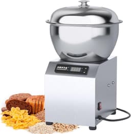 Deegmixer - Kneedmachine Spiraalmixer - Bakkerij Productie - Krachtige 2200W Motor - 5-8 kg - Zilver — thumbnail 1