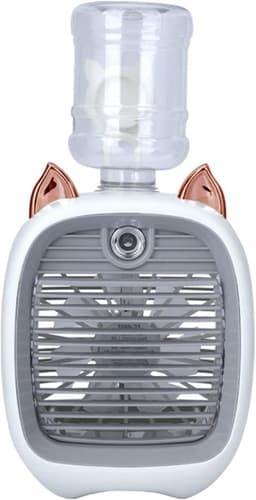 Mini Air Cooler - Persoonlijke Koeler - Snelle Koeling - Draagbaar Ontwerp - 1000 Gram - Wit — thumbnail 1