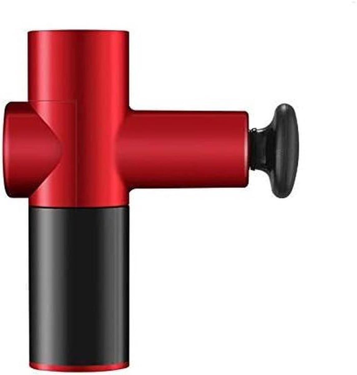Massagepistool Mini - Spierontspanner Draagbaar - Spierherstel Bevorderen - 4 Snelheden 4 Koppen - 400g 157mm - Zwart — afbeelding 1