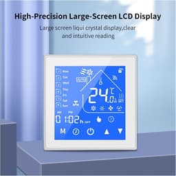 Slimme Thermostaat - Verwarming Controller - Energie Besparen - LCD Touchscreen - 5A/16A - Wit — thumbnail 5