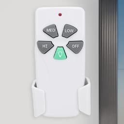 Ventilator Afstandsbediening - Plafond Ventilator - Bediening Op Afstand - Met Lichtdimmer Functie - 3039 MHz - Wit — thumbnail 2