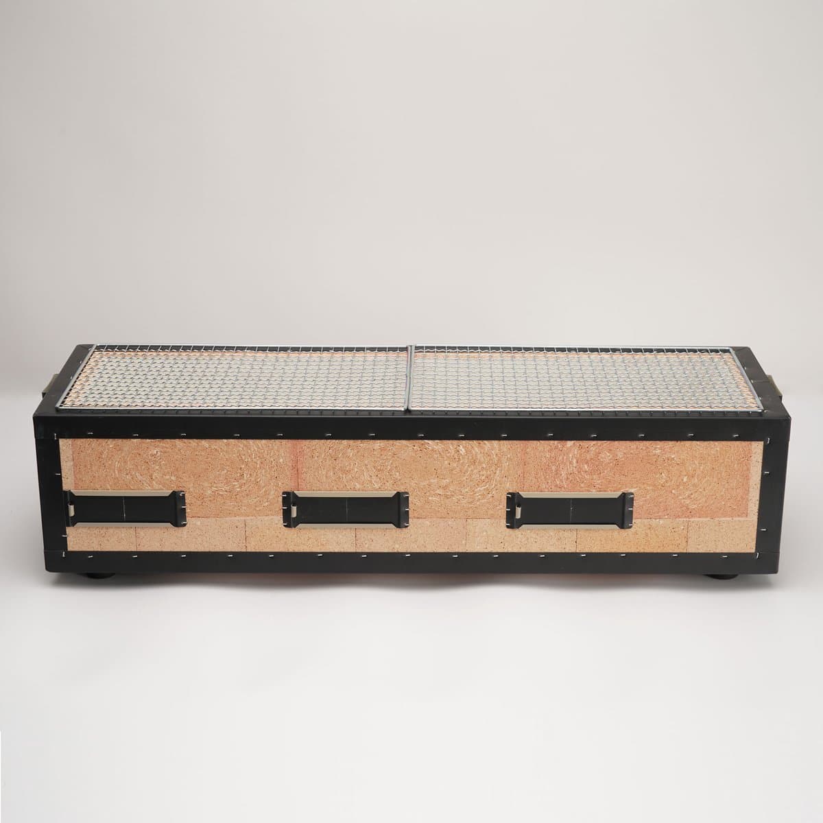 Diatomite Konro Grill XL + Plateau Set - Shichirin Grill - Yakitori Grill - Japanse BBQ - Hibachi BBQ — afbeelding 1