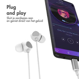 imoshion Bedrade Oordopjes met USB-C Aansluiting - In-Ear Oortjes met Draad - Wit — thumbnail 2