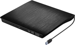 Externe schijf - Dvd-brander - Gegevensbeheer - USB 3.0 en Type-C - 166 x 166 cm - Zwart — thumbnail 1
