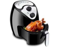 Airfryer Rijstkoker - Olievrije Frituurpan - Gezond Koken - Automatische Timer - 3.5 Liter - Rood