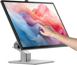 Alogic Clarity Fold Touch 32 monitor (UHD 4K) – 10-punts multitouch – Resolutie van 3840x2160 – Compatibel met Windows, macOS - Grijs — thumbnail 1