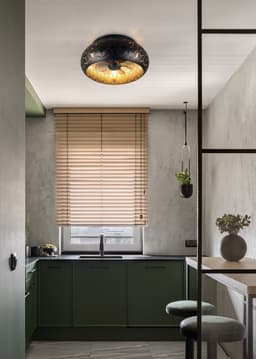 REALITY BIDAR - Plafondventilator - Zwart-goud - excl. 3x E27 4 W - Licht apart schakelbaar - Afstandsbediening - Plafondbevestiging - 3 snelheidsinstellingen - Timer - Zomer- en wintermodus — thumbnail 5