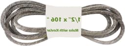 Grasmaaier Dek Riem - Aandrijfriem Tractor - Dekonderhoud Gazon - Kevlar Versterkt - 1/2 x 106 Inch - Zwart — thumbnail 1