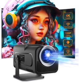 One Zisa - HY300 Mini - Beamer - Projector Beamer - Mini Meamer - 1920x1080dpi - Automatische focus - met WiFi - Android 11 - Zwart — thumbnail 1