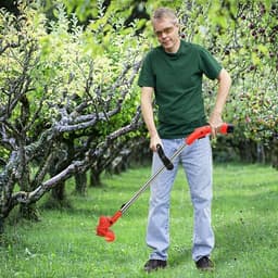Accu Grasmaaier - Onkruidtrimmer - 650W & 12V 3000mAh - 90-120cm Telescopisch - 3 Messen - Voor Tuin & Gazon - Met Complete accessoires — thumbnail 3