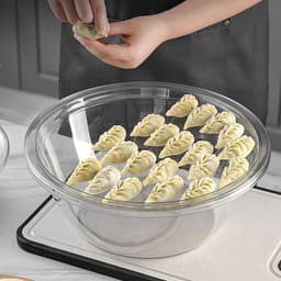 Kneedkom Deeg - Mengkom Ingrediënten - Bakken en Mengen - Transparant Grote Capaciteit - Grote Maat - Transparant — thumbnail 2