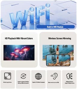 Dailygoods - Miniprojector met WiFi en FHD 1080P Beeldkwaliteit — thumbnail 3